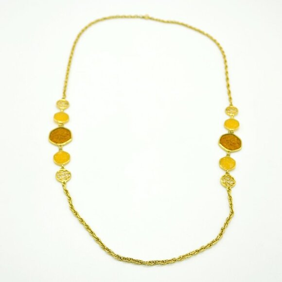 Taste of Honey Topaz Colored Necklace - Picture 1 of 6